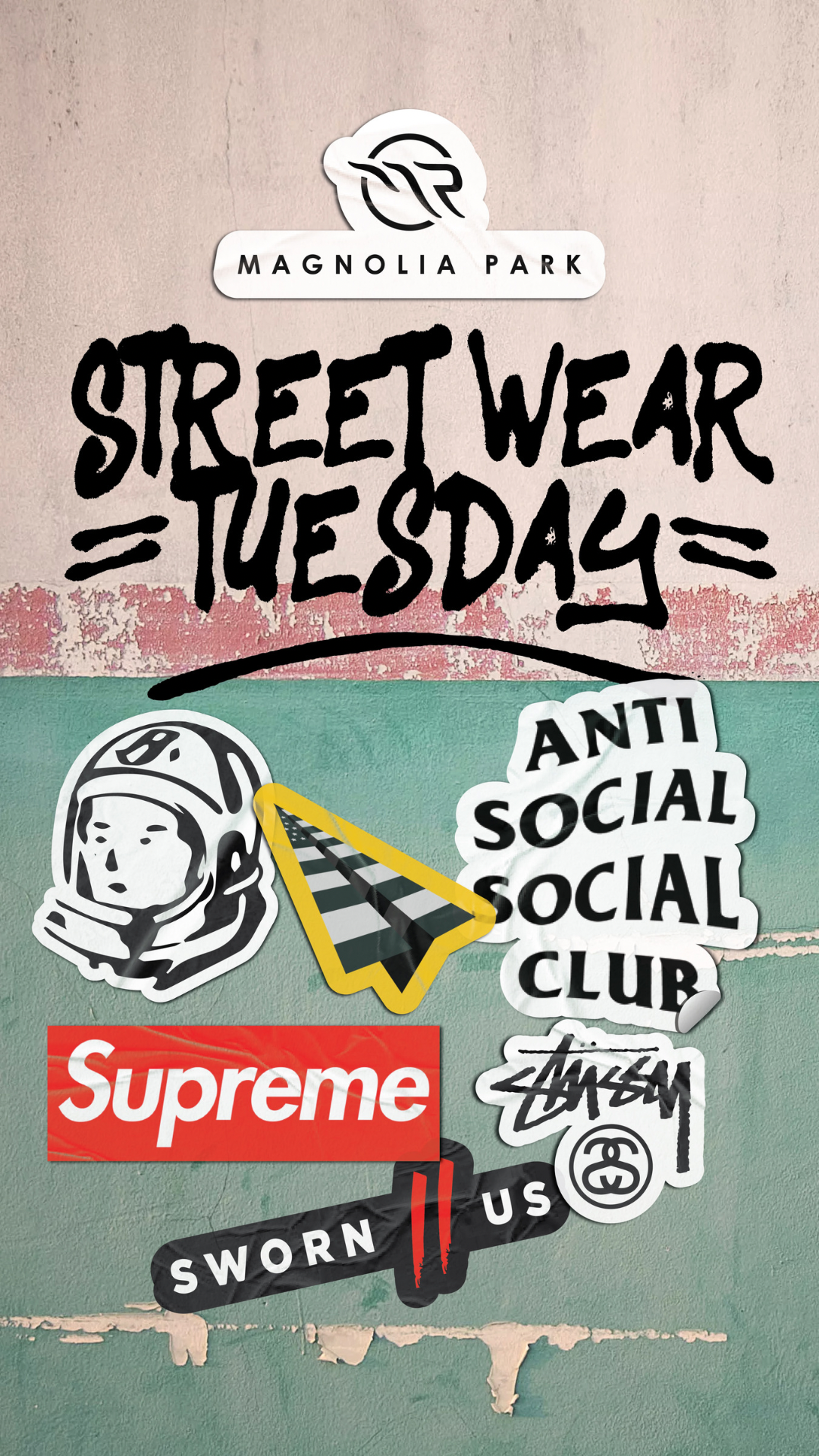 Preview image for the show titled "Streetwear Tuesday - Supreme, BBC, Ice Cream & More! " at Today @ 4:00 PM