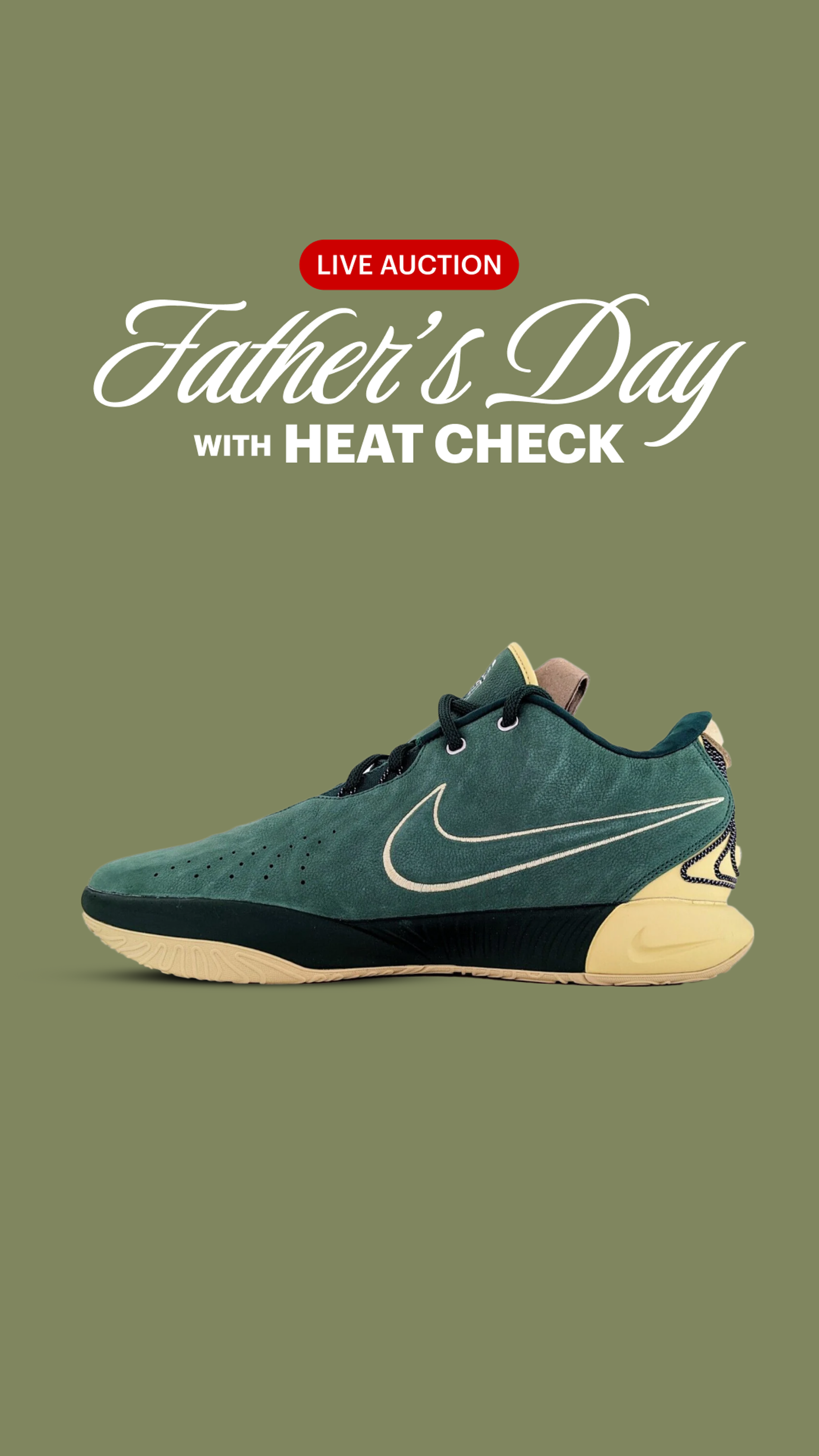 Preview image for the show titled "NTWRK Curated Shopping Guide: Father's Day w/ The Heat Check" at Today @ 5:00 PM